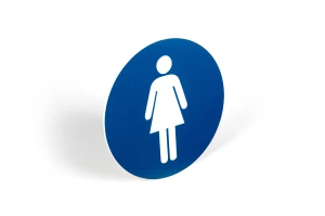 Tabliczka toaleta Damska - laminat grawerski