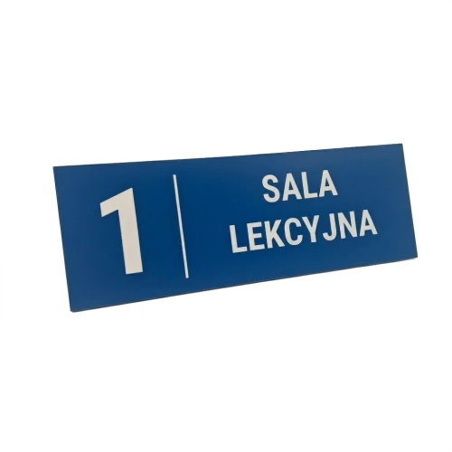 Tabliczka na drzwi, Sala Lekcyjna, Oznaczenia Sal